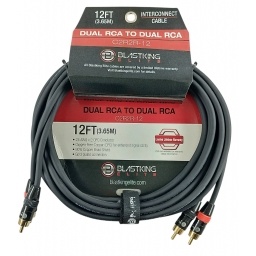 Cable 2 RCA a 2 RCA 4 mts BLASTKING