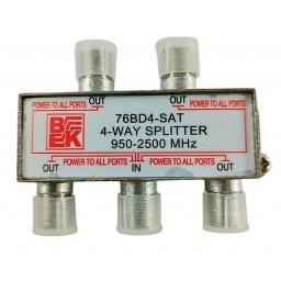 SPLITTER 4 VIAS BK 950 - 2500 MHZ BK