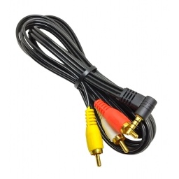 CABLE AUDIOVIDEO PLUG 3.5 A 3 RCA (Camcoder y XBOX a TV) MIYAKO USA