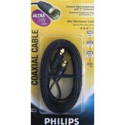 Cable F a F coaxil Ultra Fino 3.65Mts. PHILIPS