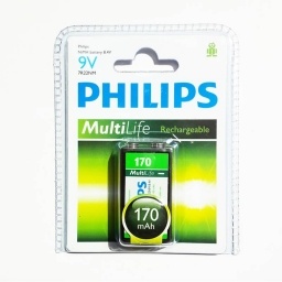 Bateria 9V Recargable Multi Life PHILIPS