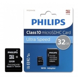 Micro SD 32GB c/Adaptador PHILIPS