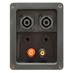 Terminal Doble Speakon BananaJack 14 (6.5mm). BK