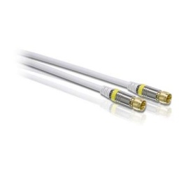 Conectividad Cable Coaxil c/Conectores Gold. PHILIPS