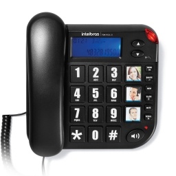 Teléfono de Mesa sencillo con ID y cable  INTELBRAS