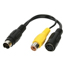 Cable Adaptador de Video de SVHS 7 pin a RCA THEONE