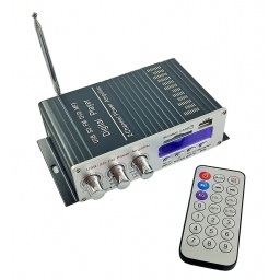 AMPLIFICADOR  DE AUDIO ESTEREO 12V - 20W  GENERICO