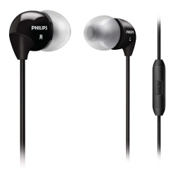 AURICULAR INTRAUDITIVO CON MICROFONO NEGRO PHILIPS PHILIPS