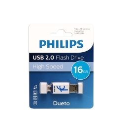 Pendrive Philips Dueto 16G USB / Microusb PHILIPS
