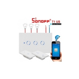 Interruptor de Pared Tctil Wifi 3 Boton SONOFF SONOFF