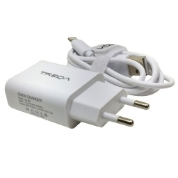 Cargador de Pared C Cable Iphone 18W - Quick Charge TREQA