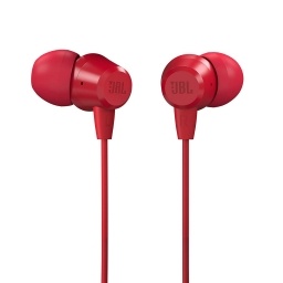 Auricular Intrauditivo Rojo con Micrfono JBL