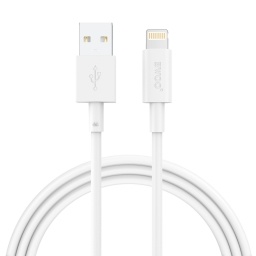 Cable de Datos y Carga Lighting a USB Silicona Liquida - 3AH 1MT. BWOO