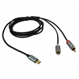 Cable Usb-c a 2 Plug Rca 1.8MTS BLASTKING