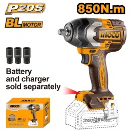 Llave de Impacto 20V P20S Ingco 850NM INGCO
