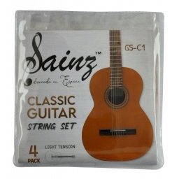 Kit de Cuerdas de Guitarra Clasica Light Tension Nylon SAINZ