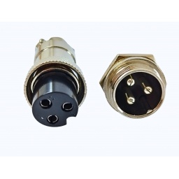 Conector GX20 3PIN (el Juego) Macho  Hembra Chasis