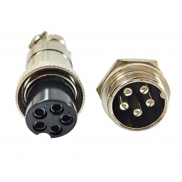 Conector GX20 5PIN (el Juego) Macho  Hembra Panel Chassis