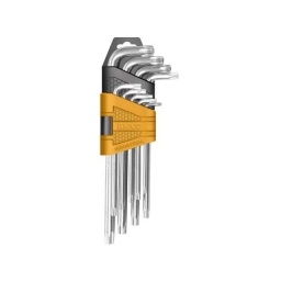 Juego de 9 Llaves Torx T10 a T50 INGCO