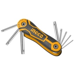 Juego de 8 Llaves Torx de Bolsillo T9 a T40 INGCO