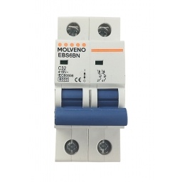 Llave Termica Interruptora Termomagnetica 32A Tipo C 2P MOLVENO