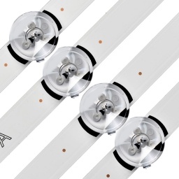 Backlight Set 10 PiezasTira de Led Para Tv 49" LG 49 THEONE