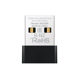 Tarjeta de Red USB Nano Wifi AC650 Doble Banda MA20N MERCUSYS