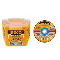 Lata X 50 Discos 4 1/2 X 1.2MM Corte Metal Ingco  INGCO