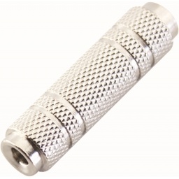 Cupla Doble Hembra 3,5 Stereo Metal union spica MIYAKO USA