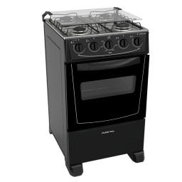 Cocina Supergas Negra Punktal PUNKTAL