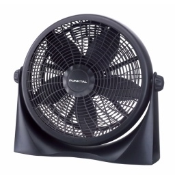 Ventilador Turbo  5 Aspas Negro PUNKTAL
