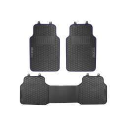 Juego de Alfombras Completo AzulNegro  SPARCO