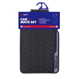 Juego de Alfombras Completo AzulNegro SPARCO