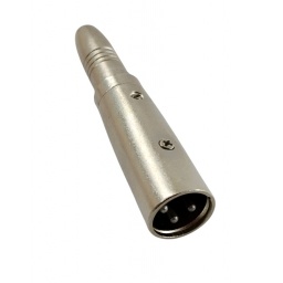 Adaptador de audio Xlr Macho a Jack 1/4 (6.5MM) estereo THEONE