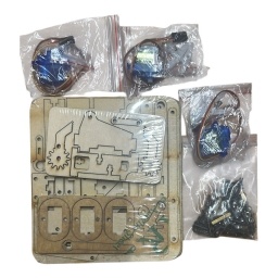 Kit Auto Robot Seguidor con Motores sin Ruedas ARDUINO