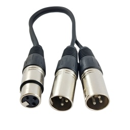 Cable Audio Pro Doble Xlr Macho a Xlr Hembra VOYZ