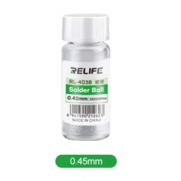 Bolitas de Soldadura con Plomo 0.45 Mm RELIFE