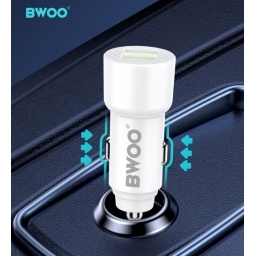 Cargador de Coche 2 USB 12-24V BWOO