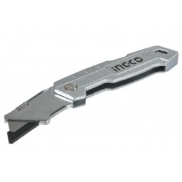 Trincheta Plegable de Aluminio 19MM INGCO
