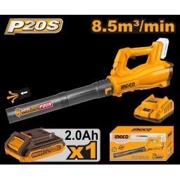 Sopladora Inalambrica 20V PS20 con Batera y Cargador INGCO