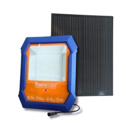 Foco Led 500W + Panel Solar