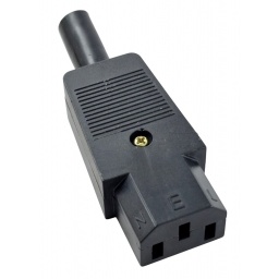 Ficha Hembra C13  Aerea 250v 10 A  Polarizada IEC