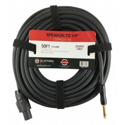 Cable speakon a 1/4 (6.5mm) Mono 15 mts BLASTKING
