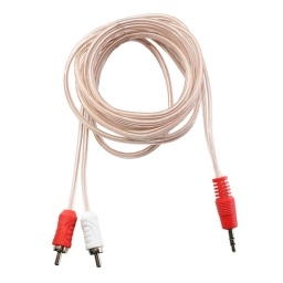 Cable 2 Rca a Plug 3.5MM 3.6 Metros VOYZ