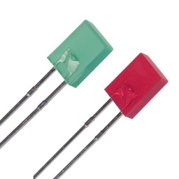 LED Rectangular Rojo o Verde