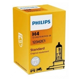 LAMPARA H4 PHILIPS 12V6055W P43T-38 12342LSLLC1 PHILIPS