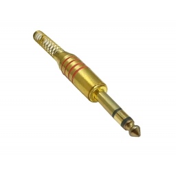 Plug Dorado 1/4 (6.5mm)" 6.5mm Stereo