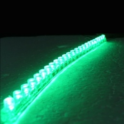 Tira de LED Verde 24cm impermeable