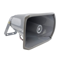 Altavoz con corneta de aluminio, resistente al agua - ideal Intemperie  BK