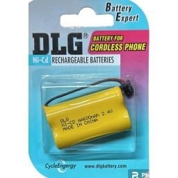 Pack de pila Universal 2 AA 2.4v 600mA